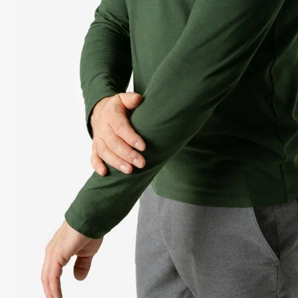 Living Crafts Living Crafts Langarm-Shirt - TERIK, Forest green (grün), – Produktbild 3 von 4