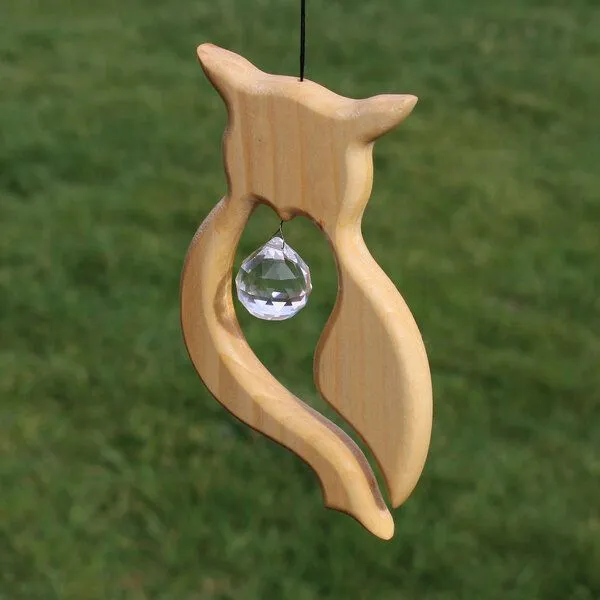 Mitienda Shop Mitienda Shop Fensterschmuck Eule mit Kristal – Produktbild 3 von 3