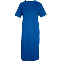 MELA MELA Bio-Damen-Kleid "LATIKA" mit Beinschlitz aus Jersey, vibrant blue, Gr. S – Produktbild 1 von 1