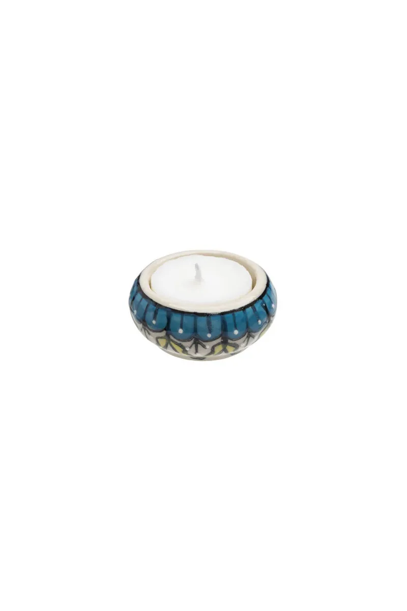 Tranquillo Teelichthalter TRADITIONAL - blau – Produktbild 1 von 2