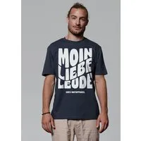 watapparel watapparel T-Shirt Unisex Moin liebe Leude, India ink grey, – Produktbild 1 von 1