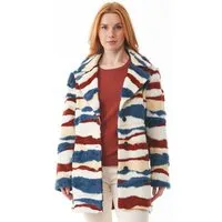 ORGANICATION ORGANICATION Teddy-Jacke aus recyceltem Polyester, Multi color, – Produktbild 1 von 1