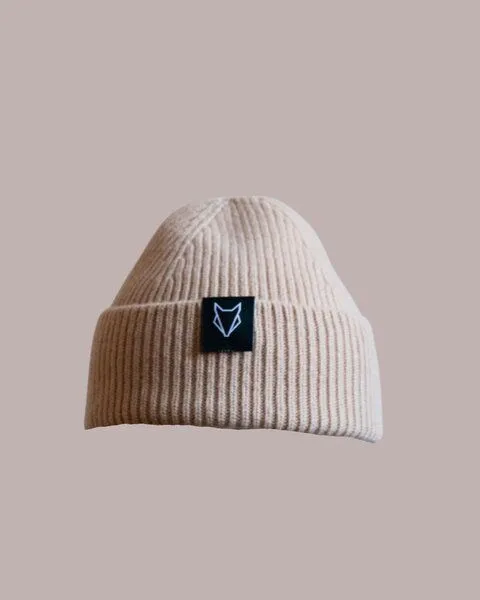 VEROIKON VEROIKON Merino-Beanies Lauscher, Sand, – Produktbild 1 von 3