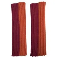 austriandesign at austriandesign.at Stulpen "Pulslinge kurz", Rot/orange, – Produktbild 1 von 1