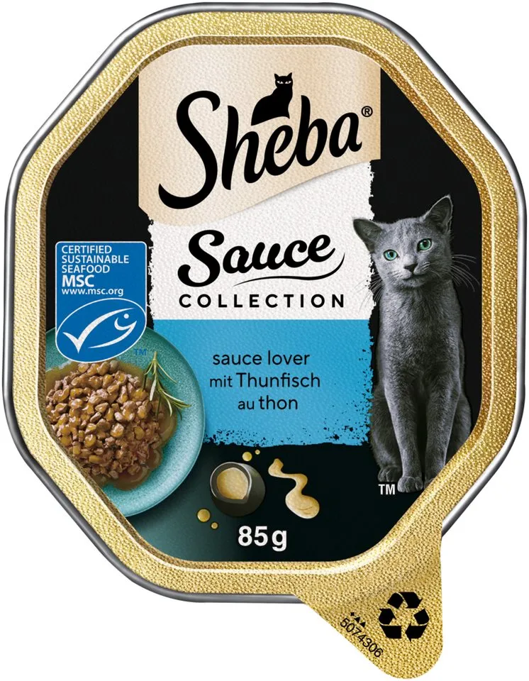 Sheba Sheba SHEBA® Schale Sauce Collection sauce lover mit Thunfisch 2 x 11 x 85g, Nassfutter für: Katze – Produktbild 1 von 2