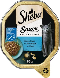 Sheba Sheba SHEBA® Schale Sauce Collection sauce lover mit Thunfisch 2 x 11 x 85g, Nassfutter für: Katze – Produktbild 1 von 1