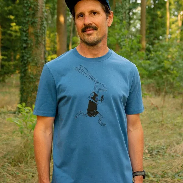 Cmig Cmig Laufhase T-Shirt Herren, Mindful blue (blau), – Produktbild 4 von 5
