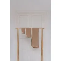 gust gust. Waffelhandtuch - Gesichtshandtuch aus Leinen und Bio-Baumwolle - 30x40 cm, Cocoa (braun), – Produktbild 1 von 1
