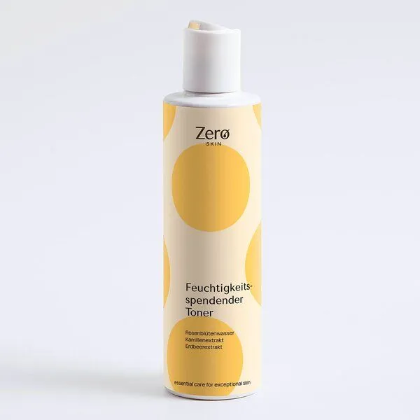 Zero Skin Zero Skin Feuchtigkeitsspendender Toner mit Rosenwasser, Hyaluronsäure & Kamillenextrakt - 200 ml – Produktbild 1 von 4