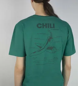 Kiwistories T-Shirt Unisex- 100%Org Baumwolle- Chili Print – Produktbild 1 von 1