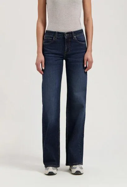 MUD Jeans MUD Jeans CLEO Mid Loose Women Jeans, Blue, – Produktbild 1 von 5
