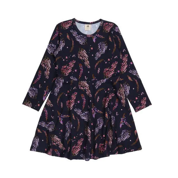 Walkiddy Walkiddy Heide Bio-Baumwollkleid Blau - Kindermode, Nachhaltig & GOTS-Zertifiziert, Blau, – Produktbild 1 von 3