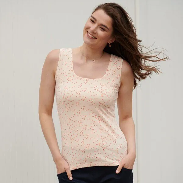 CON_STANT CON_STANT Tank-Top 95% Baumwolle (kbA), Akina rosé, – Produktbild 1 von 1