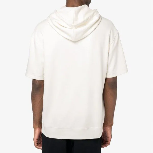 YTWOO YTWOO Unisex French Terry Hoodie – Kurzarm & nachhaltig, Ivory, – Produktbild 4 von 4