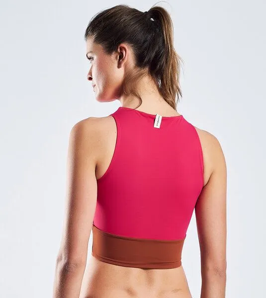 MYMARINI MYMARINI Wendbares Surftop mit Shape-Effect aus ECONYL, Beere-braun, – Produktbild 2 von 4