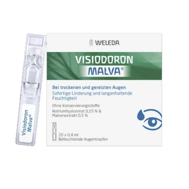 Weleda Visiodoron Malva Augentropfen in Einzeldosispipet. – Produktbild 2 von 2