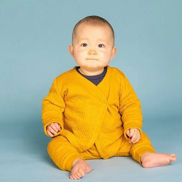 Sense Organics sense-organics Baby Wickeljacke *YURI* Mustard GOTS Bio | Sense Organics – Produktbild 4 von 4