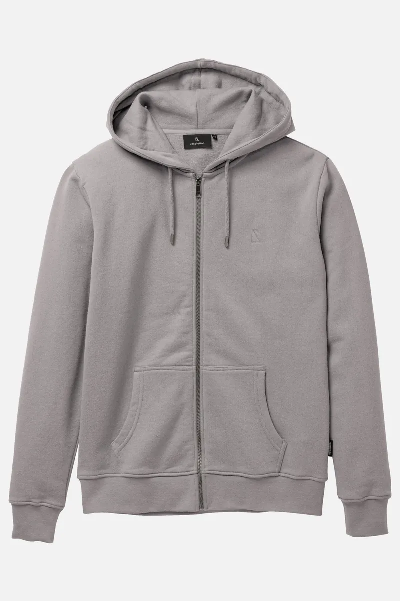 recolution Recolution Herren vegan Kapuzenpulli Birke Greige, Grau, – Produktbild 1 von 1