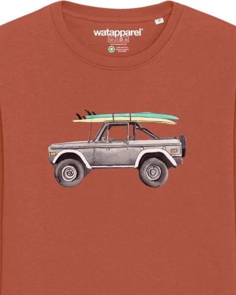 watapparel watapparel Sweatshirt Unisex Surf Pickup, Heritage brown, – Produktbild 3 von 3
