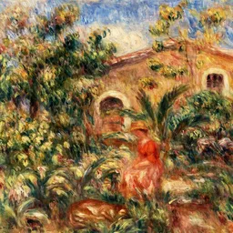 Photocircle Photocircle Poster / Leinwandbild - Pierre-Auguste Renoir: Bauernhaus – Produktbild 1 von 1
