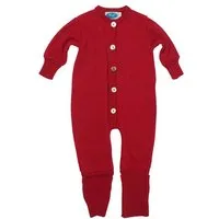 Reiff Reiff Schlafanzug/Overall Frottee Merinowolle/Seide, Burgund, – Produktbild 1 von 1