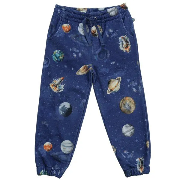 Enfant Terrible Enfant Terrible Sweathose mit Planetendruck, Midnight-greymelange, – Produktbild 1 von 3