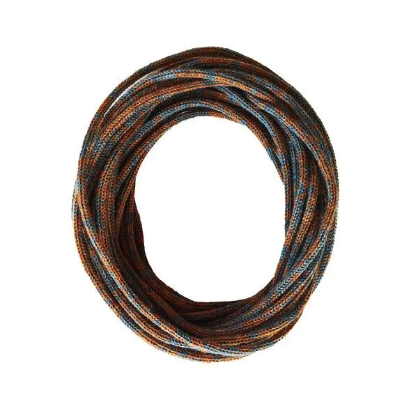 austriandesign.at austriandesign.at StrickKette "SloWool", Honig/mittelblau, – Produktbild 3 von 4