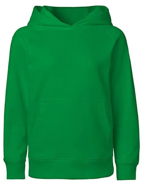 Neutral Neutral® Kinder Collegehoody Kapuzenpullover Kapuzenpulli Sweatshirt, Grün, – Produktbild 1 von 4