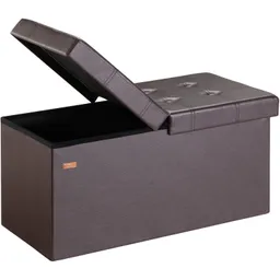 Casaria® Sitzbank Braun 80x40x40cm mit Stauraum faltbar – Produktbild 1 von 1