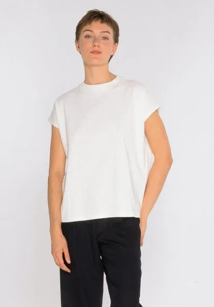 THOKKTHOKK ThokkThokk TT75 Boxy T-Shirt Structured (GOTS, vegan), Off white (weiß), – Produktbild 5 von 6