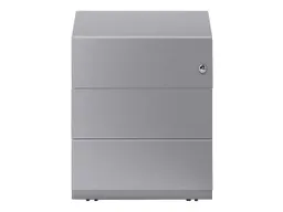 Bisley Bisley Rollcontainer "Note" mit 3 Schubladen T 56,5 cm silber – Produktbild 1 von 1