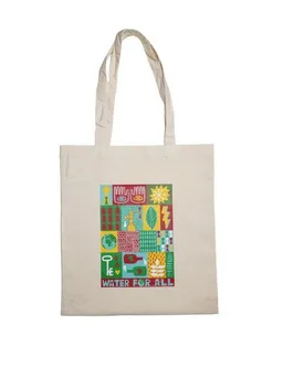 VIVA CON AGUA VIVA CON AGUA Jute Beutel by David Shillinglaw in 2 Farben – Produktbild 1 von 1