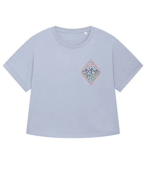 watapparel watapparel Oversize T-Shirt Frauen Explore, Serene blue, – Produktbild 1 von 4