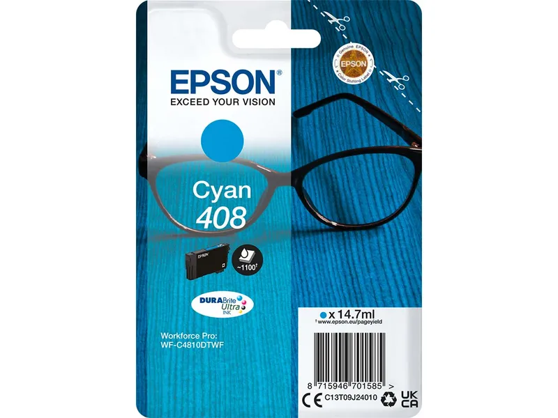Epson Epson Tintenpatrone 408 cyan – Produktbild 1 von 1