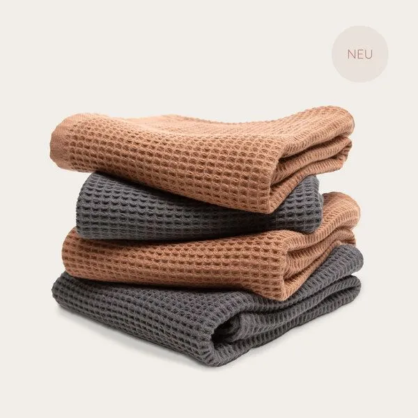 Kushel Towels Kushel Towels The Tea Towel - Set Geschirrtuch aus Bio-Baumwolle, Toffee, – Produktbild 2 von 4