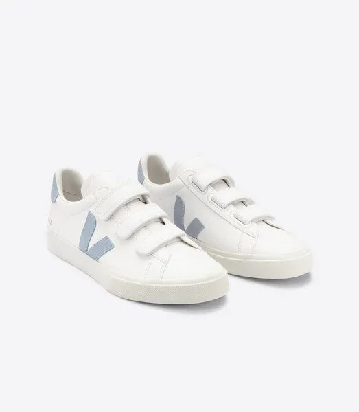 Veja Veja Sneaker Herren - Recife Logo Chromefree, White steel (blau), – Produktbild 2 von 4
