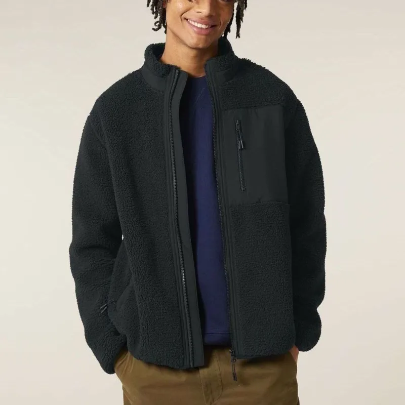 UNIPOLAR UNIPOLAR Fleece-Jacke Modell: Brock, Black, – Produktbild 1 von 1