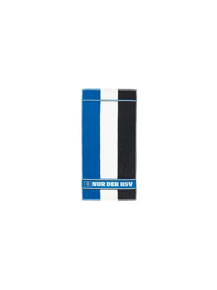 VertriebsArena GmbH Handtuch HSV Handtuch Blockstreifen GOTS, Blau, – Produktbild 2 von 2