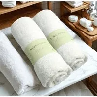BLS Organic BLS Organic Handtuch Doppelpack 50x100 cm 100 % Bio-Baumwolle GOTS zertifiziert – Produktbild 1 von 1