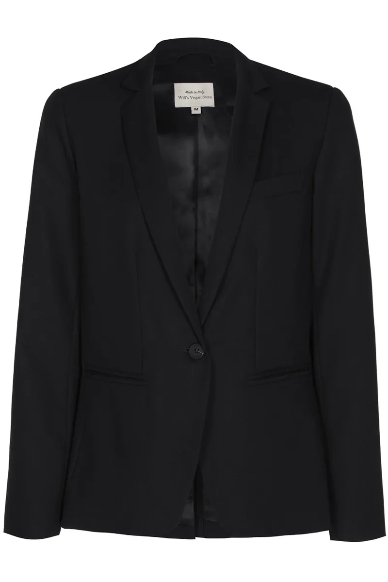 Will's Vegan Store Will's Vegan Store Damen vegan Jacke Zweiteiler, Schwarz, – Produktbild 1 von 2