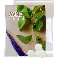 Bio-Pfefferminz Drops inkl. 4-farbigem Aufdruck, 15 g – Produktbild 1 von 1