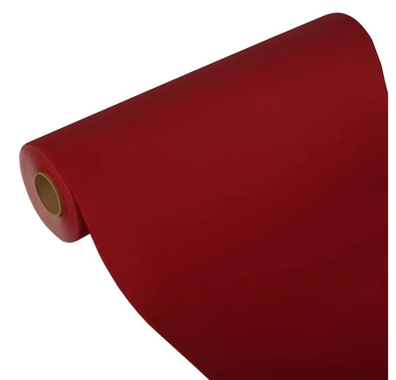 PAPSTAR PAPSTAR Tischläufer Tischläufer, Tissue ROYAL Collection 24 m x 40 cm bordeaux, Rot, – Produktbild 1 von 2