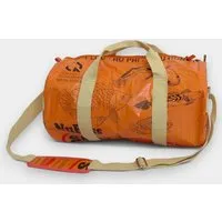REFISHED fair fashion REFISHED fair fashion Tasche 'SPORTY BAG' - upcycelte Fischfuttersäcke, #fish orange-schwarz (orange), – Produktbild 1 von 1