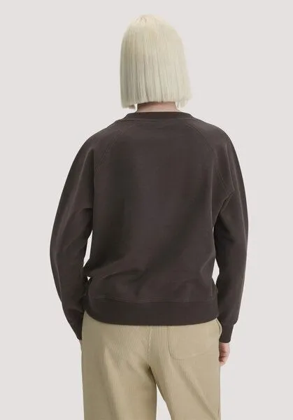 hessnatur hessnatur Sweatshirt Relaxed aus Bio-Baumwolle mit recycelter Baumwolle, Espresso, – Produktbild 2 von 4