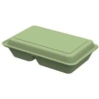 REuse REuse Menübox take away Verpackung - Essensbehälter to go medium, Geselliges grün, – Produktbild 1 von 1