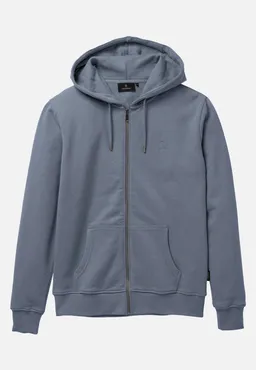 recolution Recolution Herren vegan Kapuzenpulli Mit Reißverschluss Birch Dove Blue – Produktbild 1 von 1