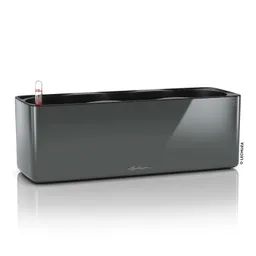 Lechuza® Lechuza® 'Cube Glossy Triple', anthrazit highloss, ca. 14 x 40 x H 13,5 cm – Produktbild 1 von 1