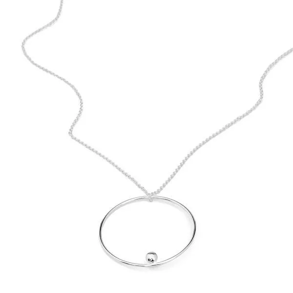 Jonathan Radetz Jewellery Jonathan Radetz Jewellery Kette EFFECT, Silber 925, Sterlingsilber, Länge 43 -53 cm, Durchmesser 30mm, Handmade in Germany, JRJ – Produktbild 1 von 4