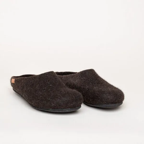 Magicfelt Magicfelt Filz-Hausschuh 719 aus 100% seltenen Wollen Pantoffel für Damen & Herren, Schweizer juraschaf, – Produktbild 1 von 4