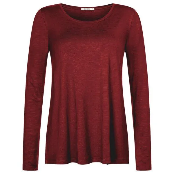 GreenBomb GREENBOMB Basic Longsleeve Mind, Red berry, – Produktbild 1 von 4